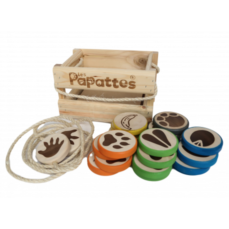 JEU DE PALETS EN BOIS "LES PAPATTES"